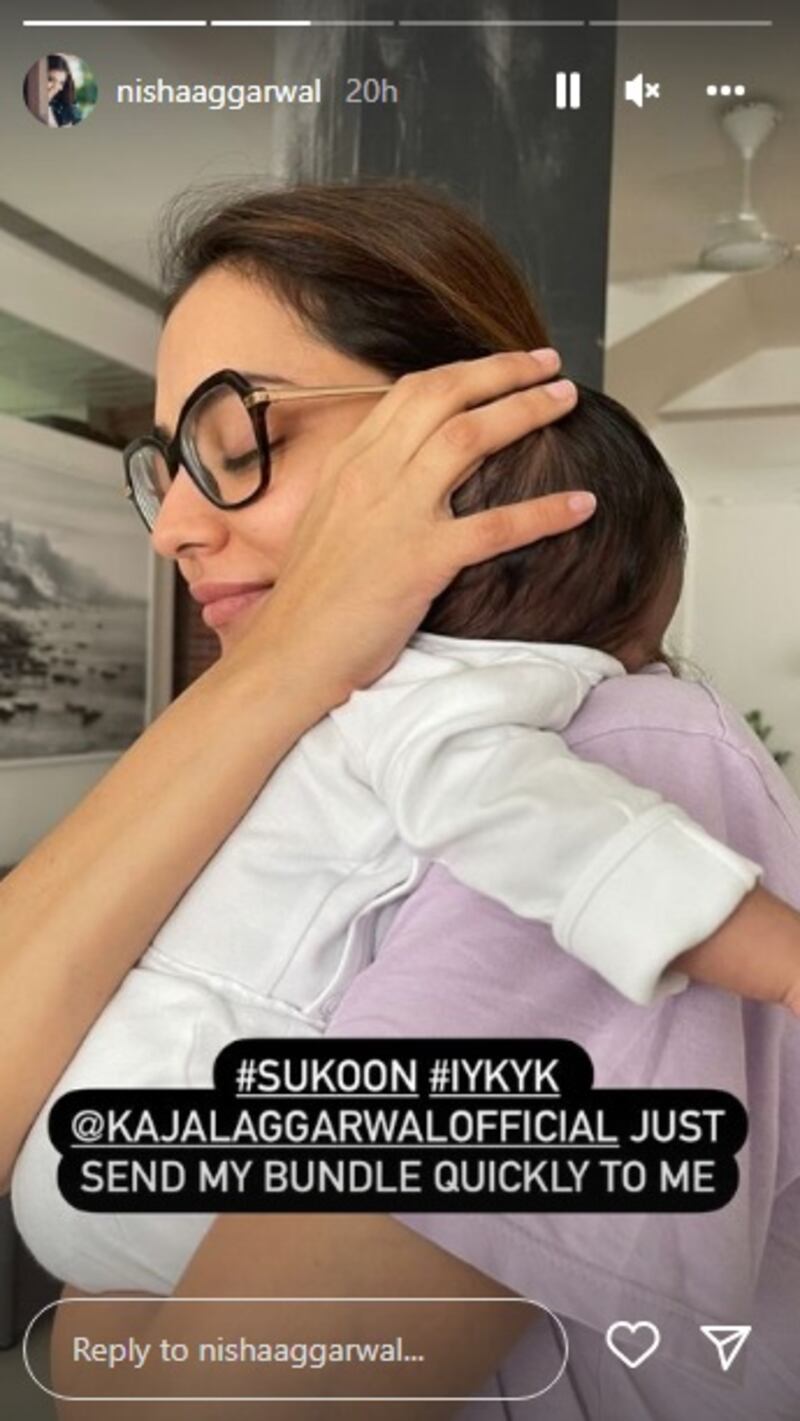 Kajal son neil photo update