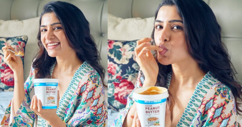 Samantha ruth new prabhu clicks red