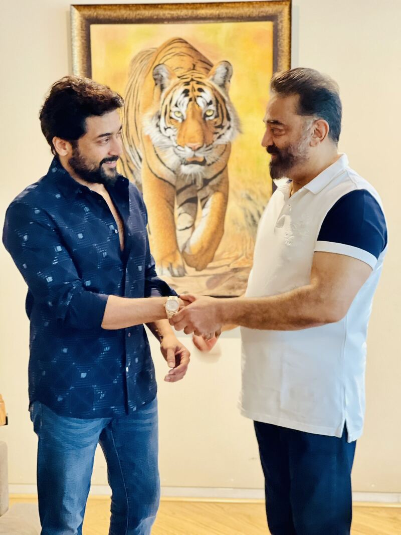 Vikram meets rolex and gifts