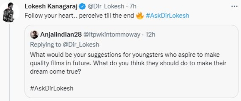 Loeksh kanagaraj answers