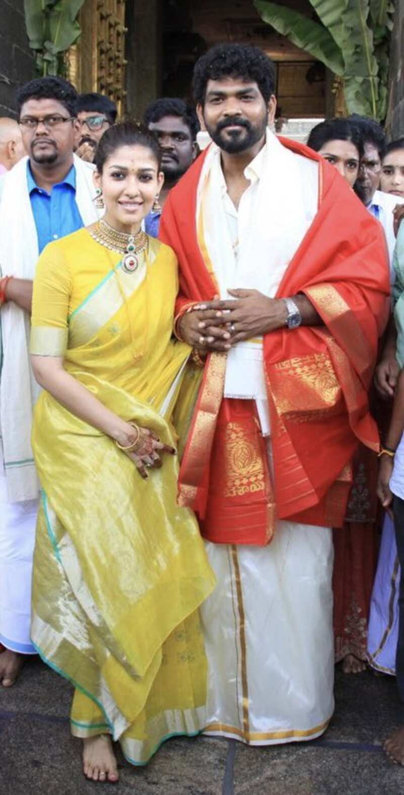 Vignesh shivan nayanthara tirupathi visit