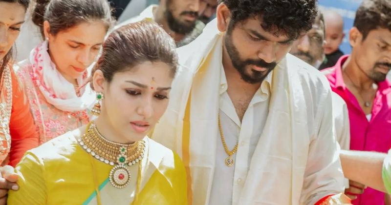 Vignesh shivan nayanthara tirupathi visit