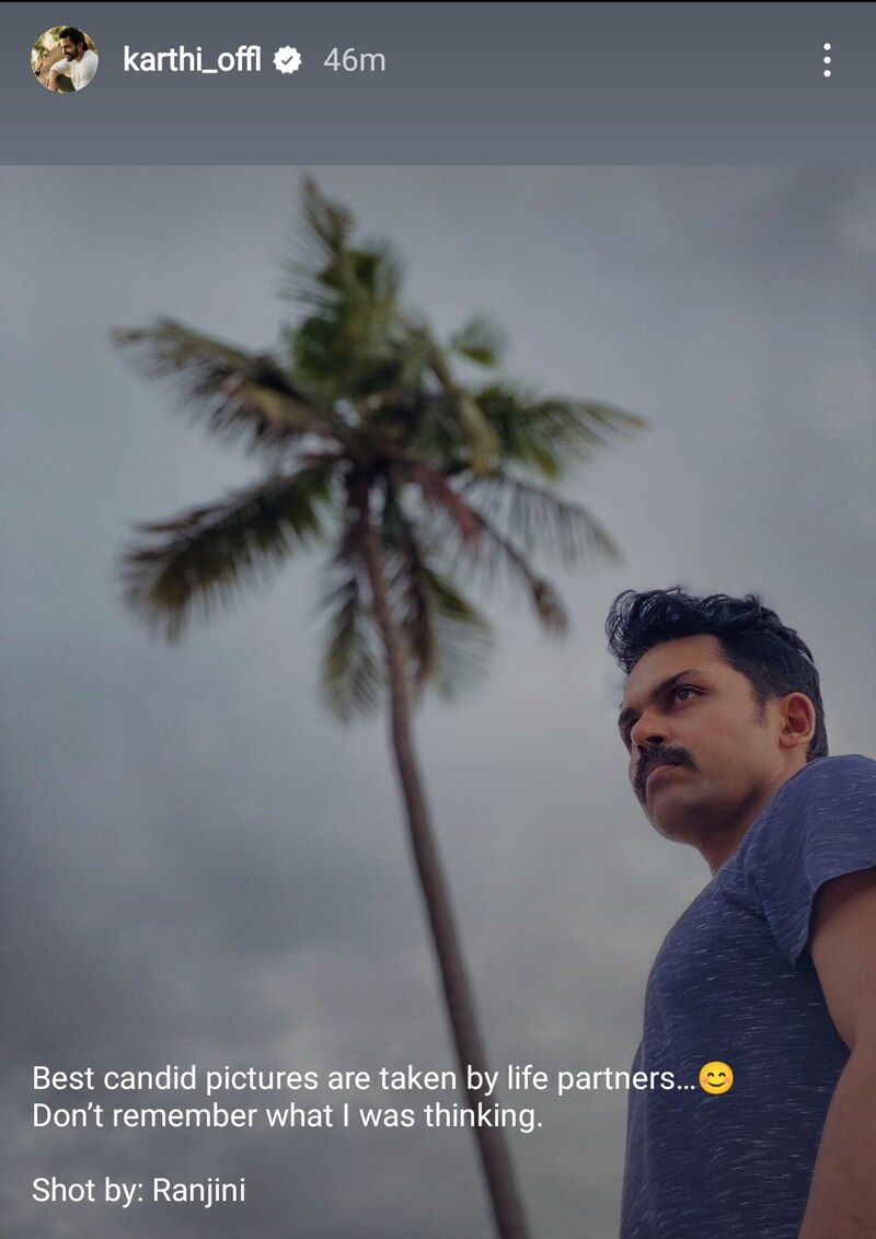 Karthi latest pic trending