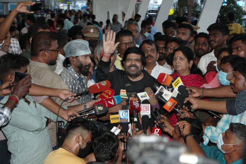 Trajendar emotional press meet video