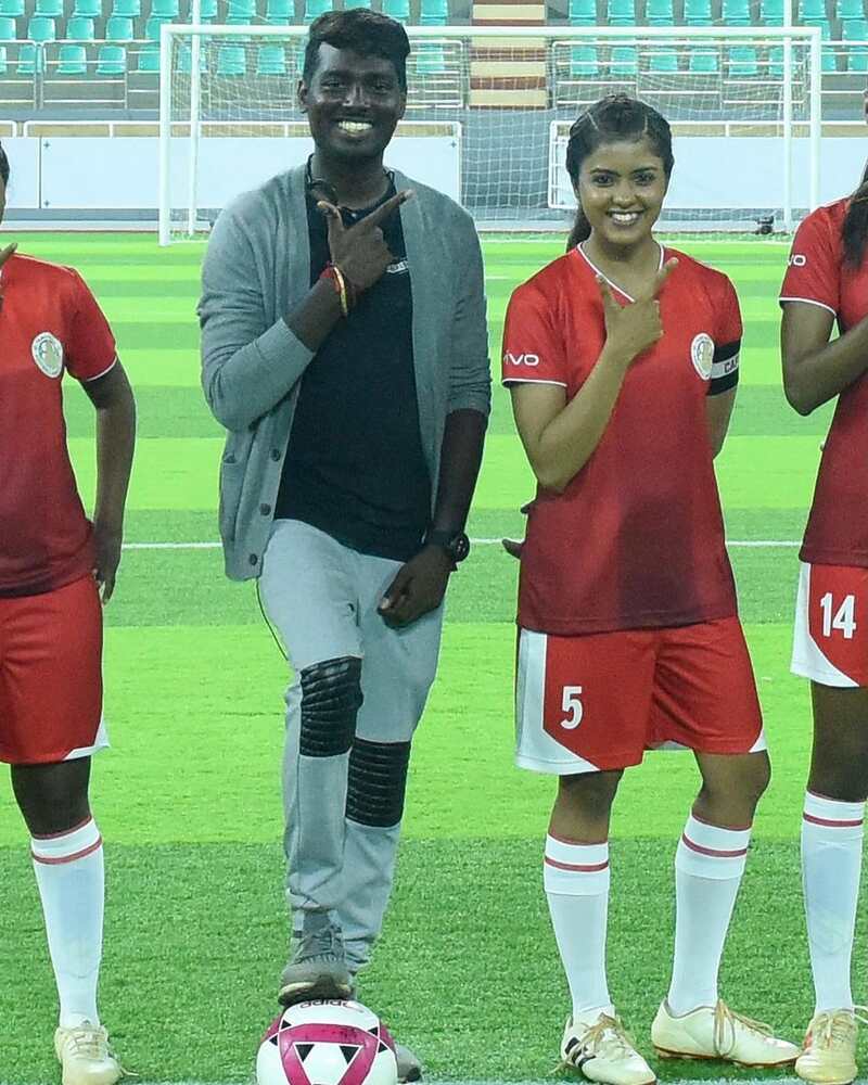 Amritha aiyer new promotion clicks viral