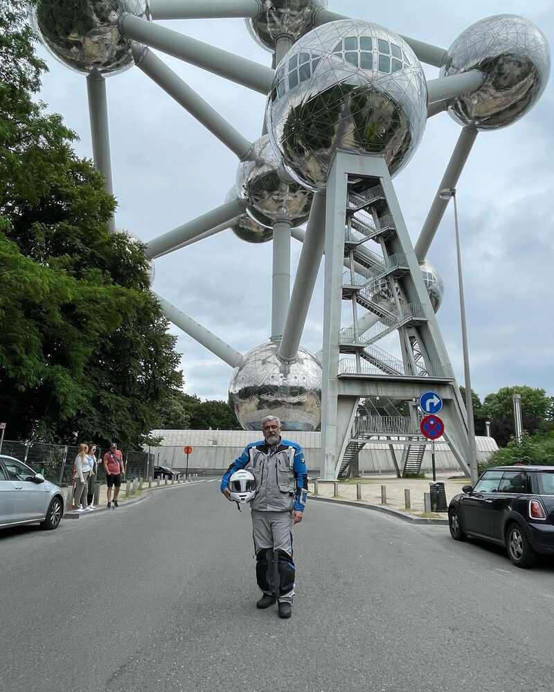 Ajith bike ride in europe