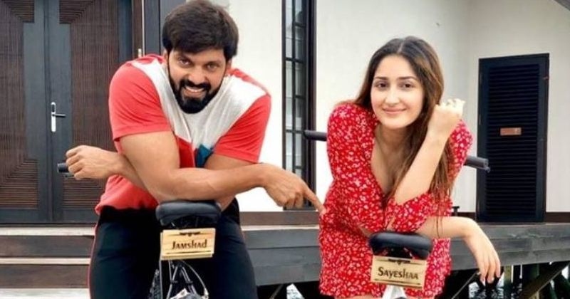 Arya sayyesha latest photo