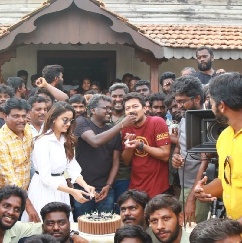 Mamannan shoot wrap up photos viral