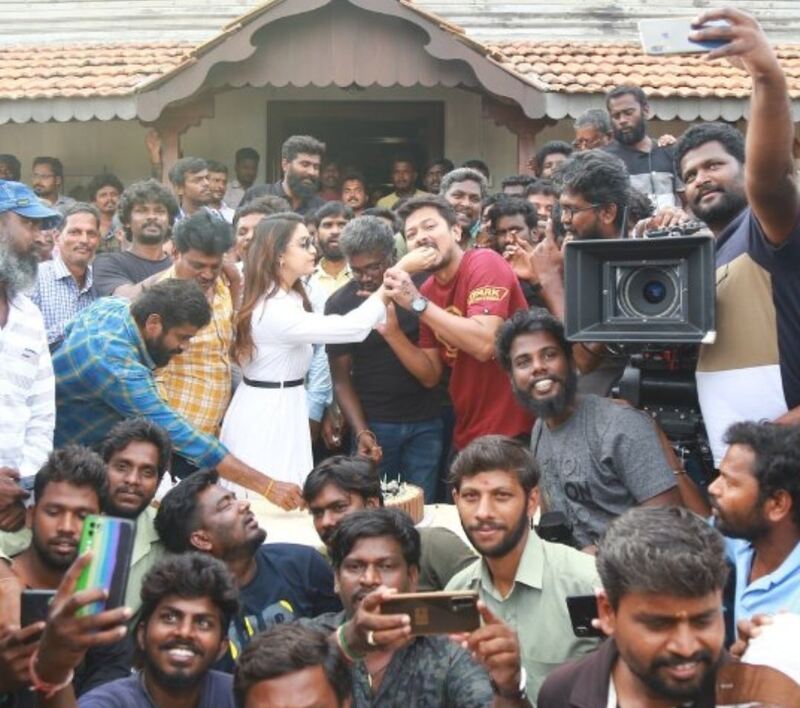 Mamannan shoot wrap up photos viral