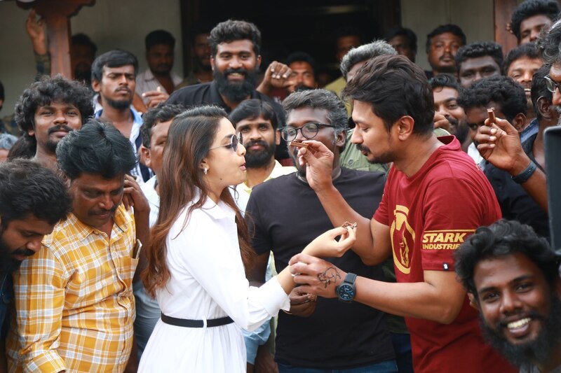 Mamannan shoot wrap up photos viral