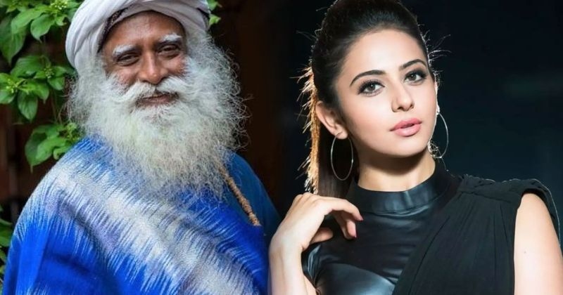 Rakul playing gulf with sadhguru