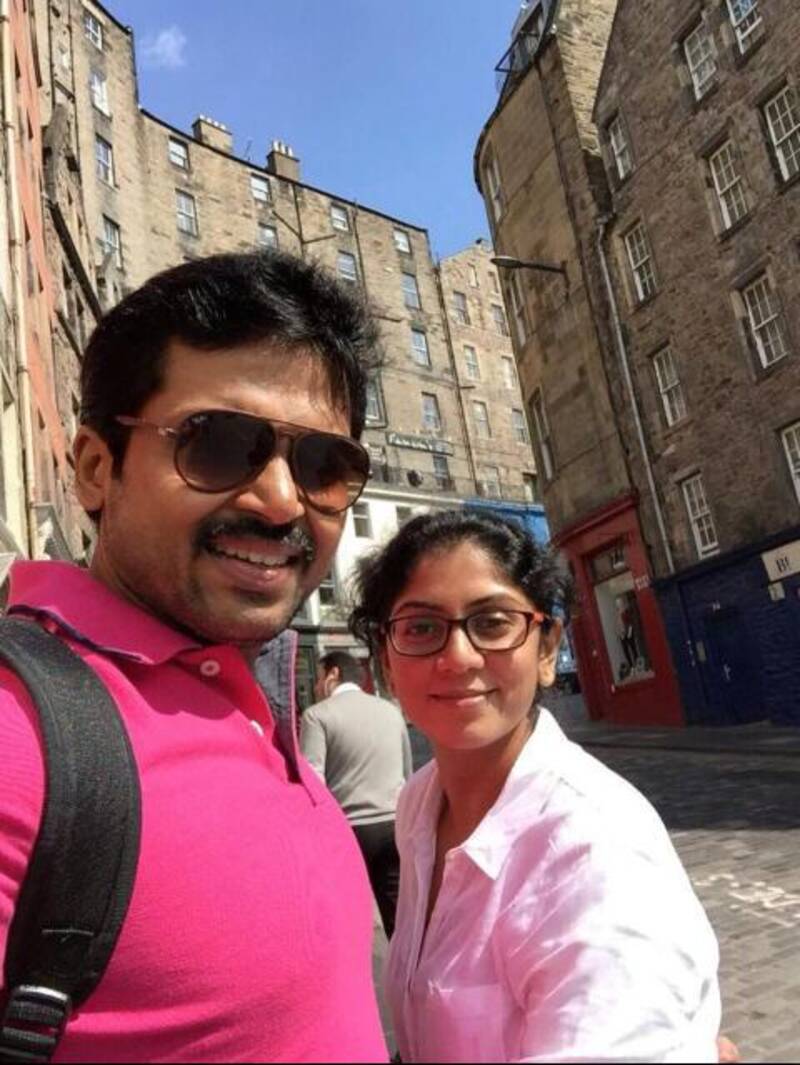 Karthi ranjini 11th wedding anniversary