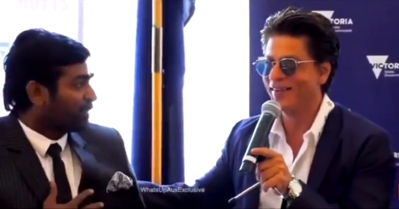 Srk speaking about vijay sethupathi video viral