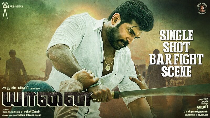 Arun vijay yanai bar fight scene