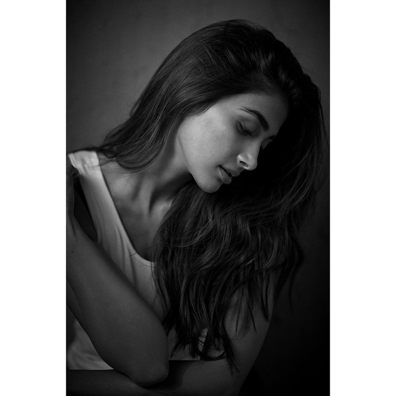 Pooja hegde in white series photography
