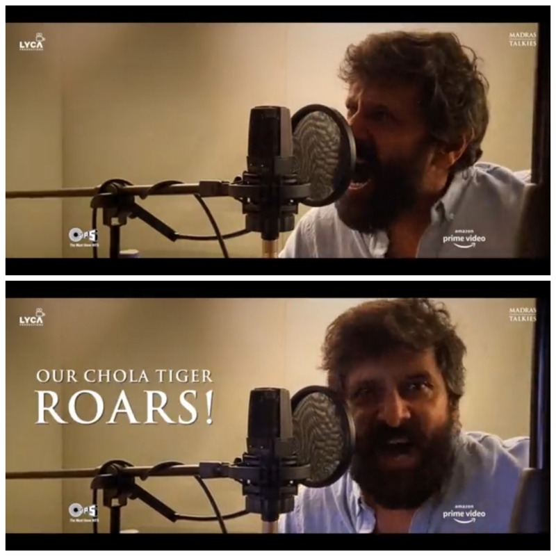 Chiyaan vikram dubbing video viral