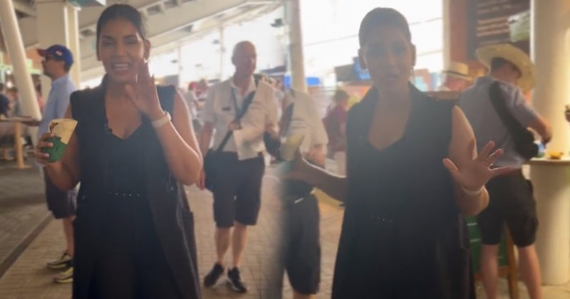 Bumrah sanjana couple goals video