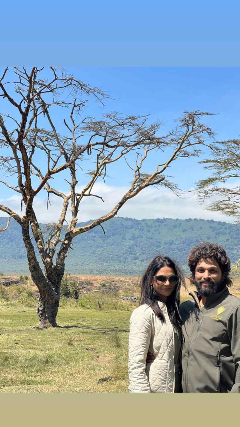 Allu arjun latest with family photos