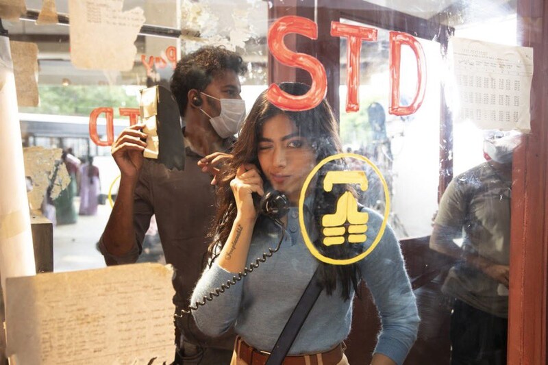 Rashmika latest sita ramam look