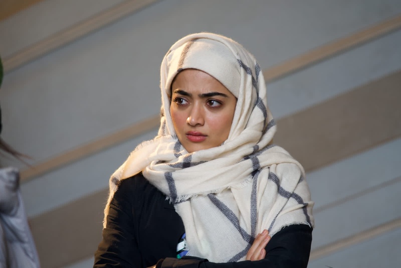 Rashmika latest sita ramam look