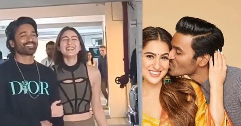 Dhanush sara ali khan video viral
