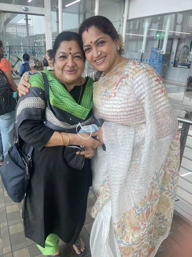 Kushboo in black saree