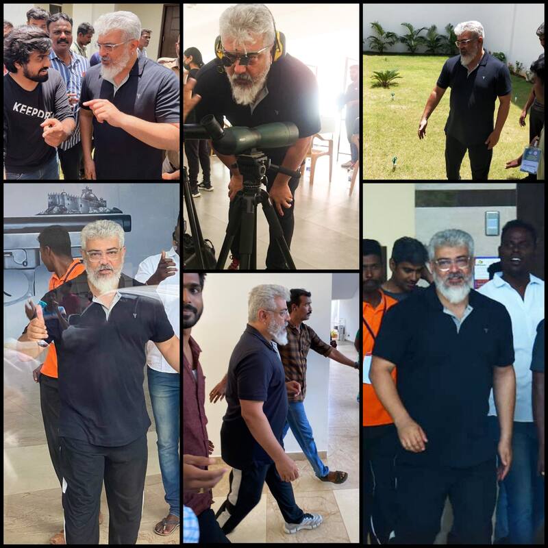 Ajith in trichy rifle club