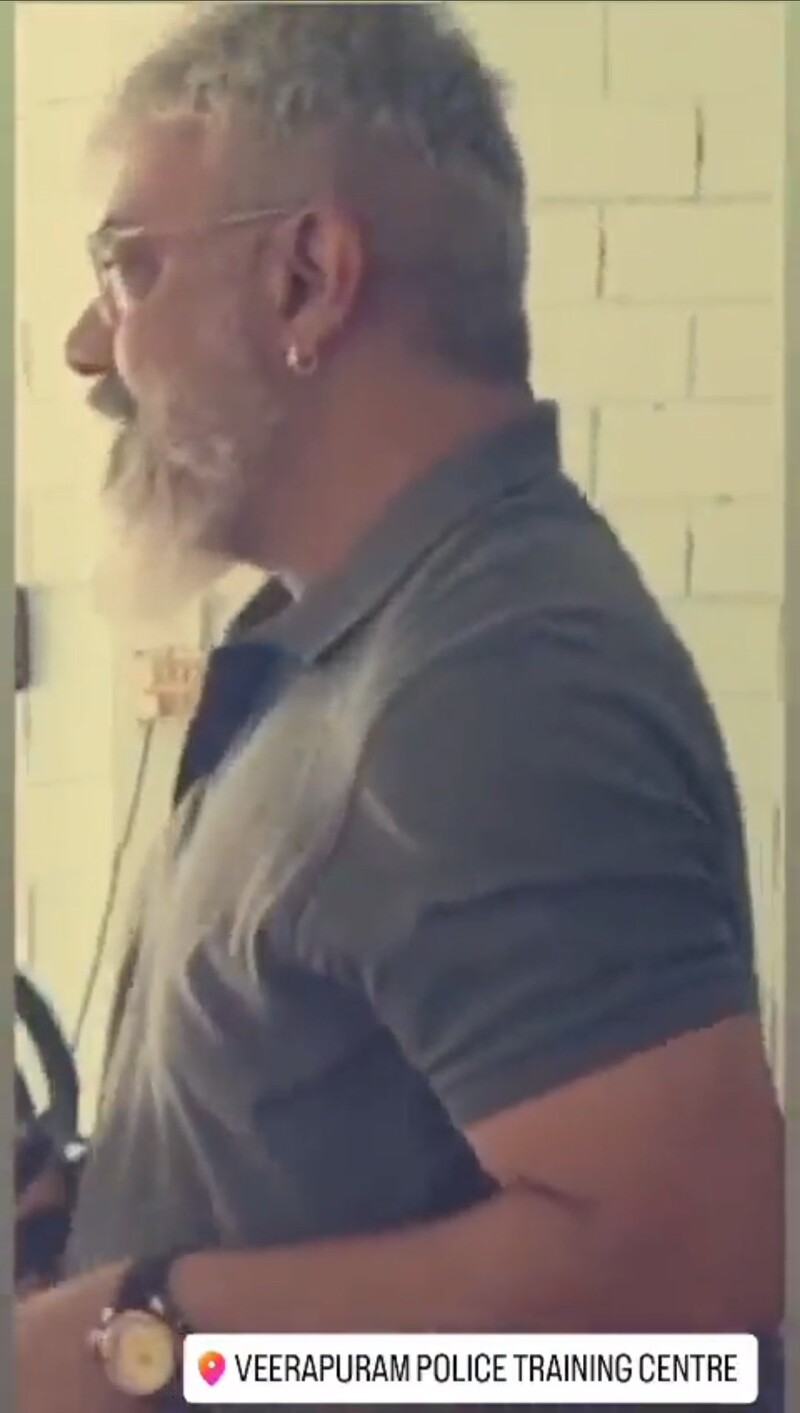 Ajith latest video police training