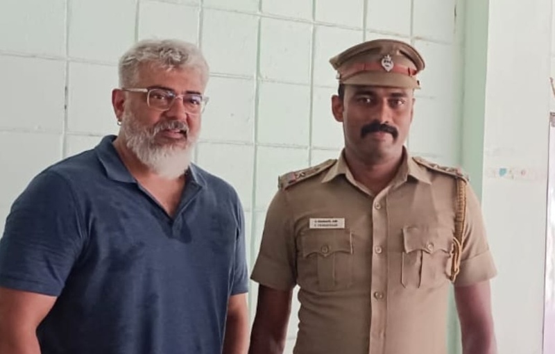 Ajith latest video police training