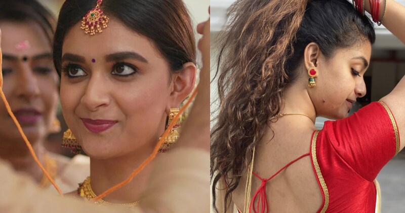 Keerthy suresh new saree