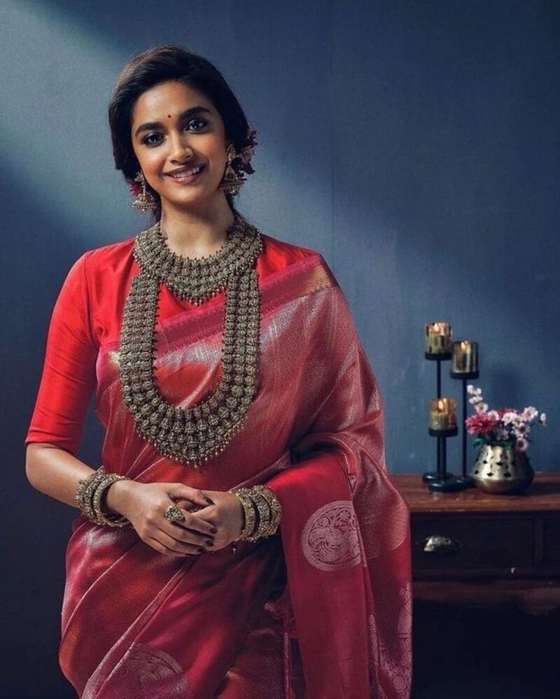 Keerthy suresh new saree