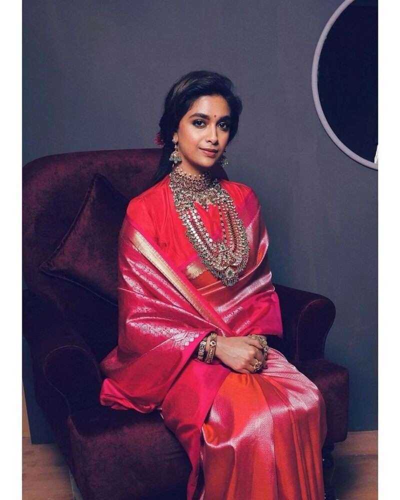 Keerthy suresh new saree