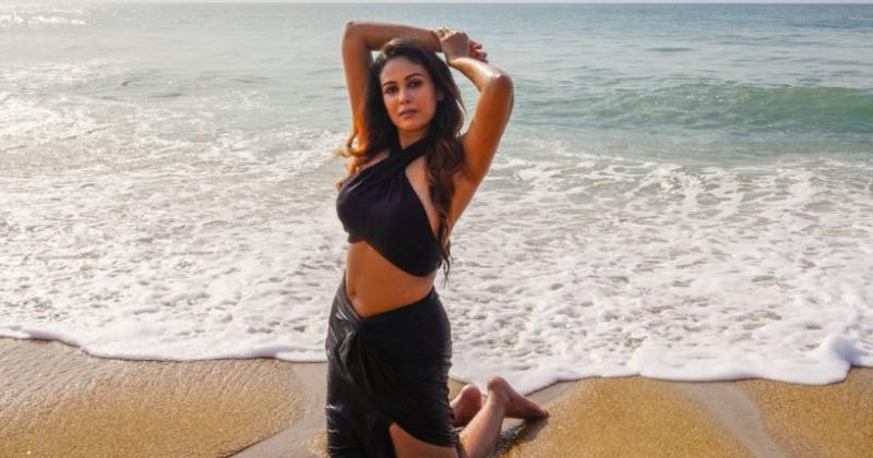 Chandini latest beach pics