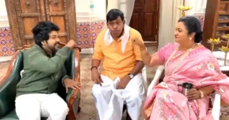 Vadivelu radhika having fun