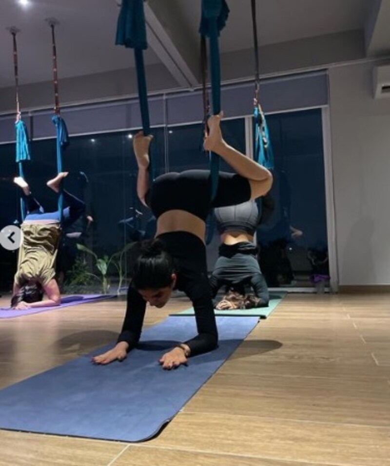 Dhansuh heroine workout video viral