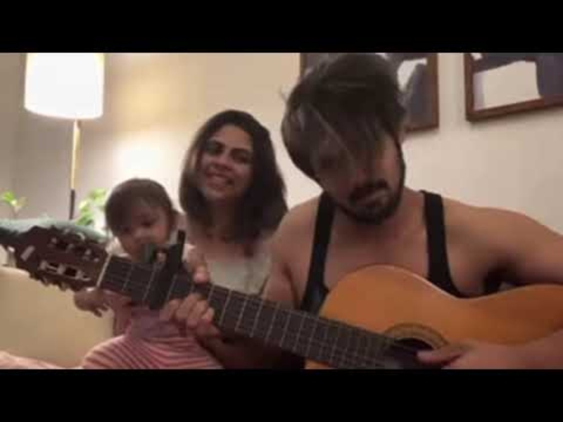 Nakul his wife singing