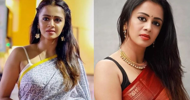 Anjana rangan new saree hot clicks