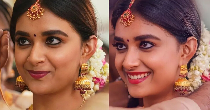 Keerthy suresh new cool tshirt top