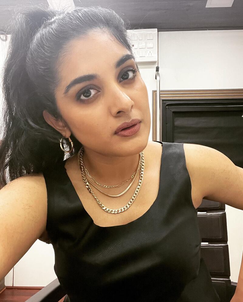 Nivetha thomas new dress