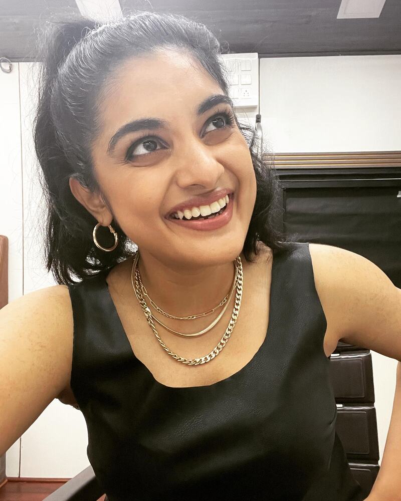 Nivetha thomas new dress