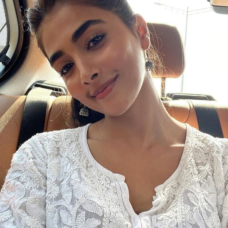 Pooja hegde new sleeping bed room