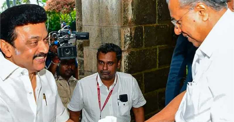 Mk stalin pinarai vijayan meet