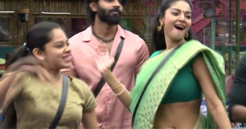 Sanam shetty latest in saree