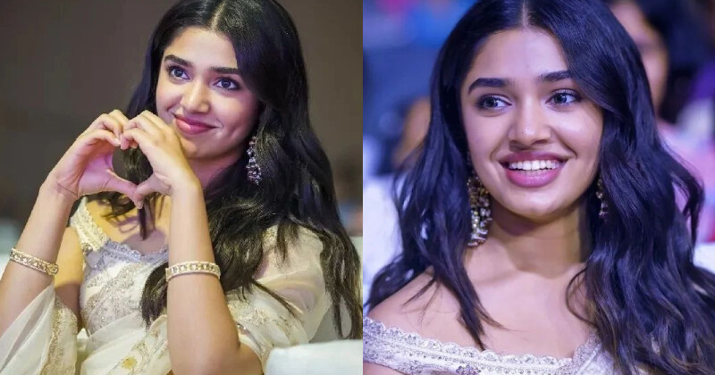 Krithi shetty new hot clicks saree