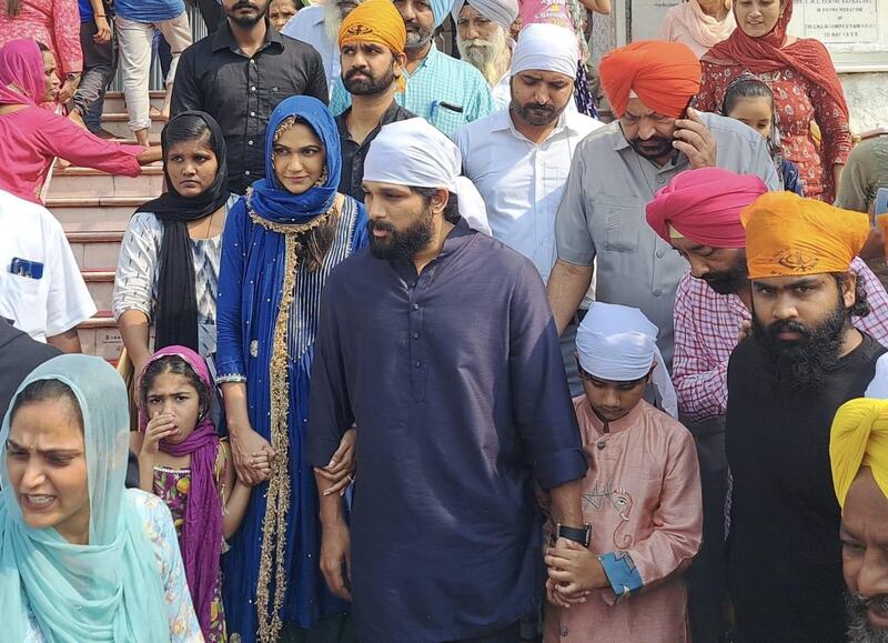 Allu arjun wife birthday celebration