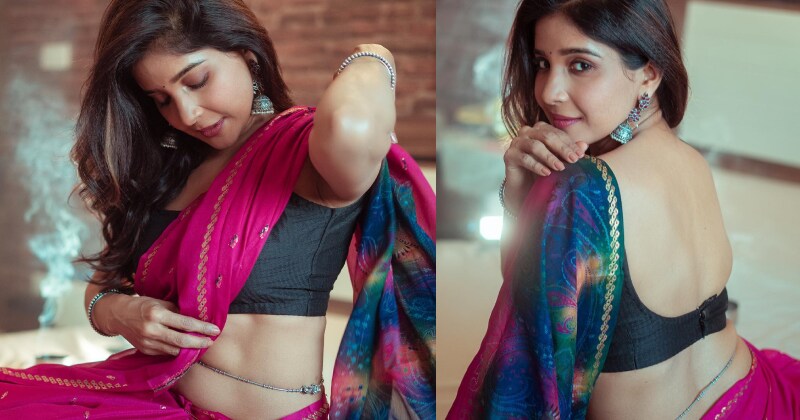 Sakshi agarwal new hot clicks vijaytv