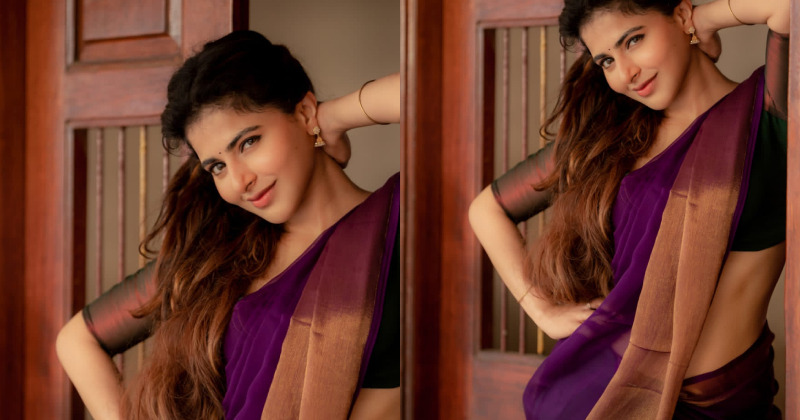 Ishwarya menon ayudha pooja latest