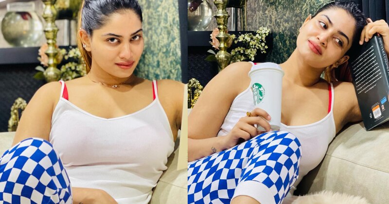 Shivani narayanan new hot black dress