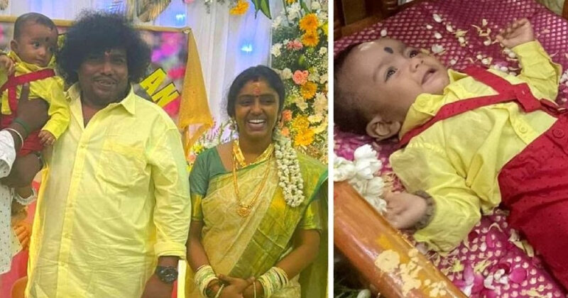 Yogi babu family photo update