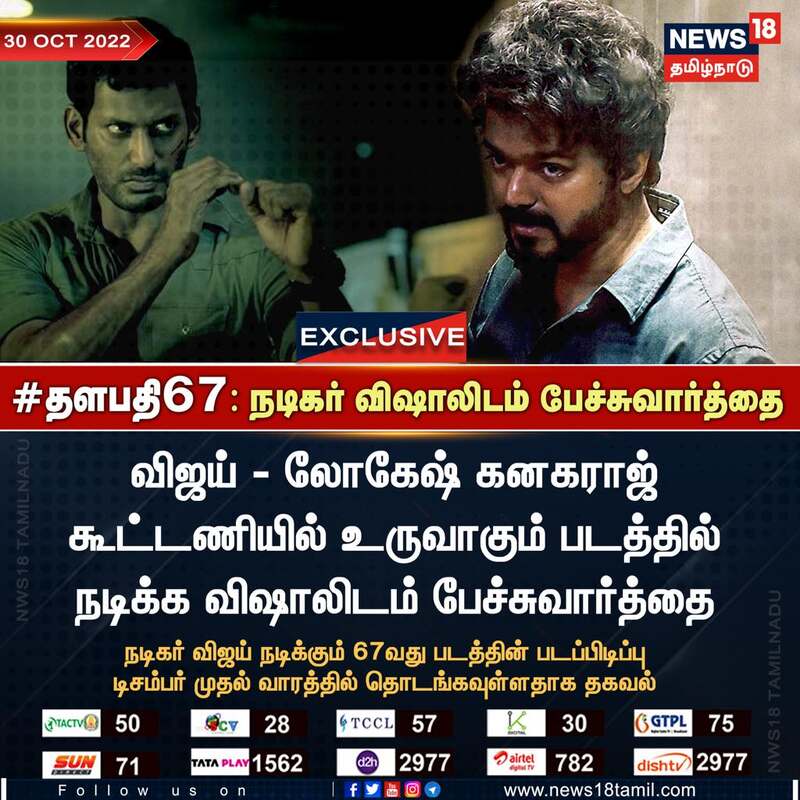 Vijay vishal in a movie update